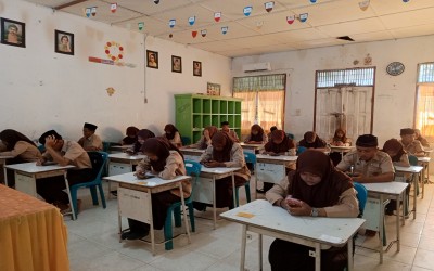 MTs MIM Langsa Gelar Ujian Semester Genap